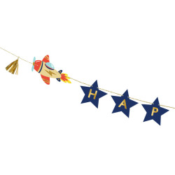 Baner Happy Birthday Samoloty, 2.5 m, mix