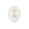 Balony 30cm, IHS, Metallic Pure White (1 op. / 50 szt.)