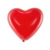 Balony 16'' Serca, Pastel czerwony (1 op. / 6 szt.)