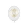 Balony 30cm, IHS, Metallic Pure White (1 op. / 50 szt.)