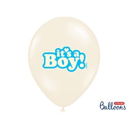 Balony 30cm, It's a Boy, Pastel Mix (1 op. / 50 szt.)